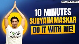 Step by Step SURYANAMASKAR for Beginners | Saurabh Bothra Yoga