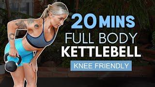 20 Min Full Body Kettlebell STRENGTH (No Squats/No Lunges) | NO REPEATS | Beginner Friendly