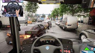 The Bus - Early access gameplay - Dynamic weather | Thrustmaster T300RS Akash.360