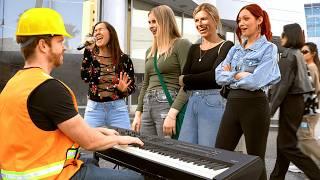 Worker STUNS the Public With Incredible Piano Skills