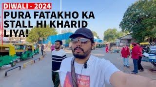 Vlog #10 | DIWALI-2024 | Pura Fatakho ka Stall hi kharid liya | Karan Sojitra Vlogs