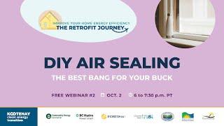 DIY Air Sealing: The best bang for your buck