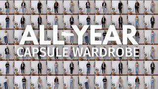 MINIMALIST YEAR ROUND CAPSULE WARDROBE ( 27 items 175+ outfits)