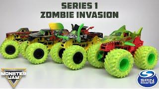 SPIN MASTER MONSTER JAM ZOMBIE INVASION | SERIES 1 | 1:64 SCALE