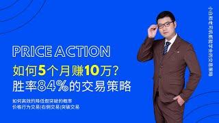 突破交易|右侧交易|如何降低假突破的概率？price action|价格行为交易|分享一个胜率84%、5个月赚10万的交易策略