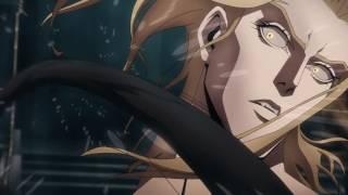 Castlevania Netflix Anime TV Show: Alucard Vs Trevor