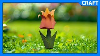 Origami Tulip | Summer Craft Ideas