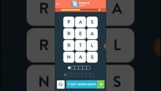 Wordbrain 2 Expert Dance Level 1-5 Answers Walkthrough