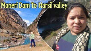 Maneri Dam से Harsil Valley की ओर  | Most beautiful village of uttarakhand (Part 4) in winter 