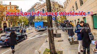 Mission: U.S Embassy in Madrid  (Did we make it?) 4k #BigCityLife #ExpatOnAScooter