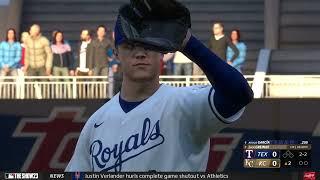 MLB The Show 23 Gameplay: Texas Rangers vs Kansas City Royals - (PS5) [4K60FPS]