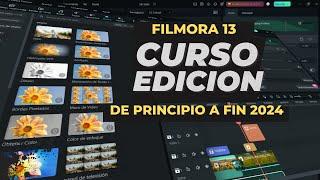 Curso a fondo de FILMORA 13 de principio a fin. GUIA COMPLETA 2024