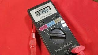 Radio Shack Micronta Talking Multimeter Review