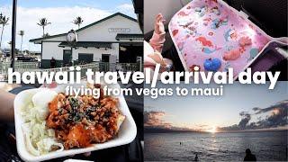 travel/arrival day vlog | vegas to maui, tin roof lunch & hawaiian sunset | hawaii october 2024