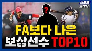 FA보다 나은 보상선수는? KBO리그 알짜 보상선수 TOP10