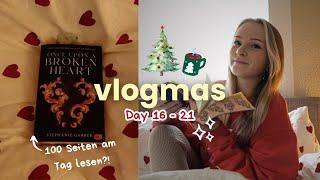 vlogmas days 16-21  | I try to read 100 pages every day?!