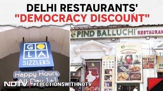 Lok Sabha Elections 2024 | Delhi Restaurants' "Democracy Discount" On Polling Day