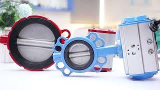 covna pneumatic butterfly valve series