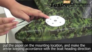 Toslon TF640: 2 1 GPS receiver mounting