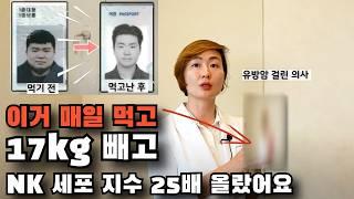 암 걸린 의사가 이거 매일 먹고 NK세포 지수 25배 오르고 살 뺀 이야기