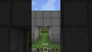 Secret redstone door Minecraft