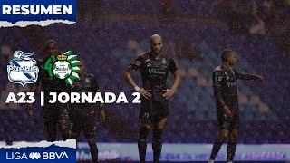 Resumen y Goles | Puebla vs Santos | Liga BBVA MX | Apertura 2023 - Jornada 2