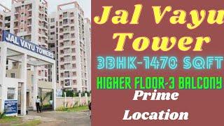 Premium 3bhk||1470 sqft||Jal vayu tower|| Premium Flat||With parking|At newtown||7980537759||