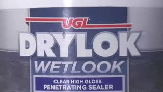 Drylok Wetlook Clear High Gloss Sealer