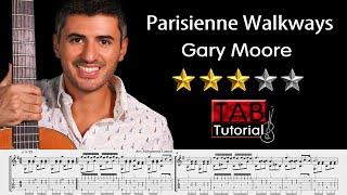 Parisienne Walkways by Gary Moore | Fingerstyle Guitar Tutorial + Sheet & Tab