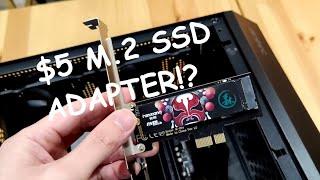 AliExpress M.2 NVMe to PCIe Adapter Review