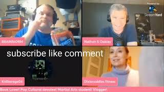 dixiecuddles fitness chatting with Nathan S Oakley check out his channel .