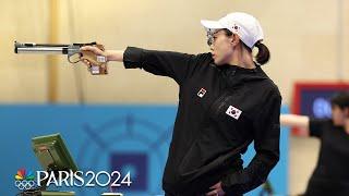 Kim Yeji's sharpshooting swagger was off the charts in winning air pistol silver | Paris Olympics