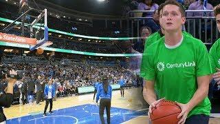 MAKING A $5,000 NBA HALF COURT CONTEST SHOT