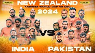 India VS Pakistan | 2nd Kabaddi World Cup | New Zealand | 08 Dec 2024 | Kabaddi365