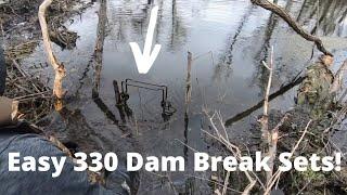 Spring Beaver Trapping - Dam Break Sets - 330 Conibears