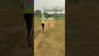 Michael bowling practice #viral #shorts cricket with Michael