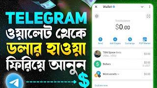 Telegram wallet USDT balance not showing | How to get back USDT in telegram wallet |