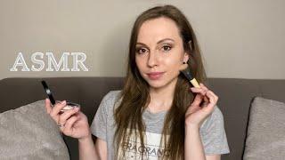 АСМР Делаю себе макияжШепотASMR Doing my makeupWhisper