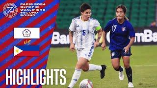 #PARIS2024 OLYMPIC QUALIFIERS: Chinese Taipei vs. Philippines (HIGHLIGHTS)