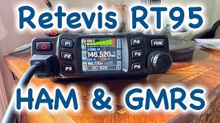 Retevis RT95 HAM and GMRS Mobile Radio in 4k UHD