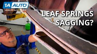 Truck Sagging, Banging, or Rattling in the Rear? New Leaf Springs Can Smooth Out These Problems!