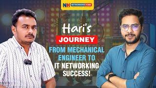 No IT Background? See How Hari Cracked 8+LPA Job after CCIE Security Training #networkershome #ccie