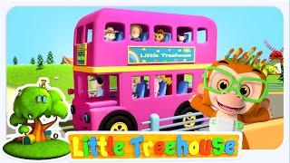 Wheels on the Bus + More Vehicle Songs & Nursery Rhymes for Kids