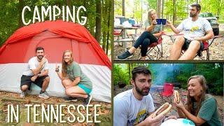 cozy weekend camping trip in tennessee vlog! *so peaceful*