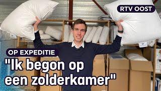 Koen (27) zet een miljoen euro om met webshop in donzen kussens | RTV Oost