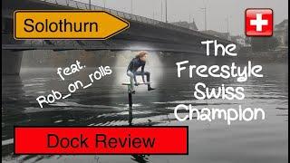 Where the Swiss Champion foils - Solothurn Dock Review feat.  Rob von Roll #hydrofoil #pumpfoil