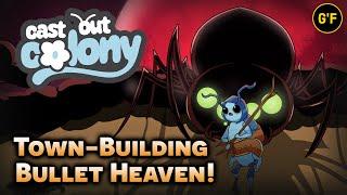 Builder by Day, Swarm Survivor by Night - Bullet Heaven Roguelite! [ CAST OUT COLONY ] Gameplay