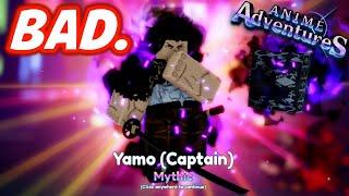 YAMO CAPTAIN IS A *BAD* MYTHIC UNIT IN UPDATE 7! ANIME ADVENTURES ROBLOX