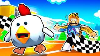 I Ran 8,635,321 Miles And Became The Fastest Chicken in Roblox Animal Race Simulator