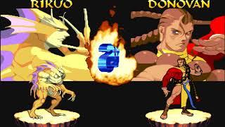 Night Warriors Darkstalkers' Revenge (Arcade 1CC) Rikuo Aulbath Playthrough